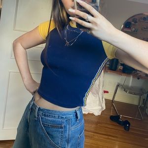 retro ribbed shirt 70s